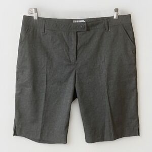 Cracked Wheat Gray Bermuda Golf Shorts Stretch Womens Size 16 Lightweight NWOT